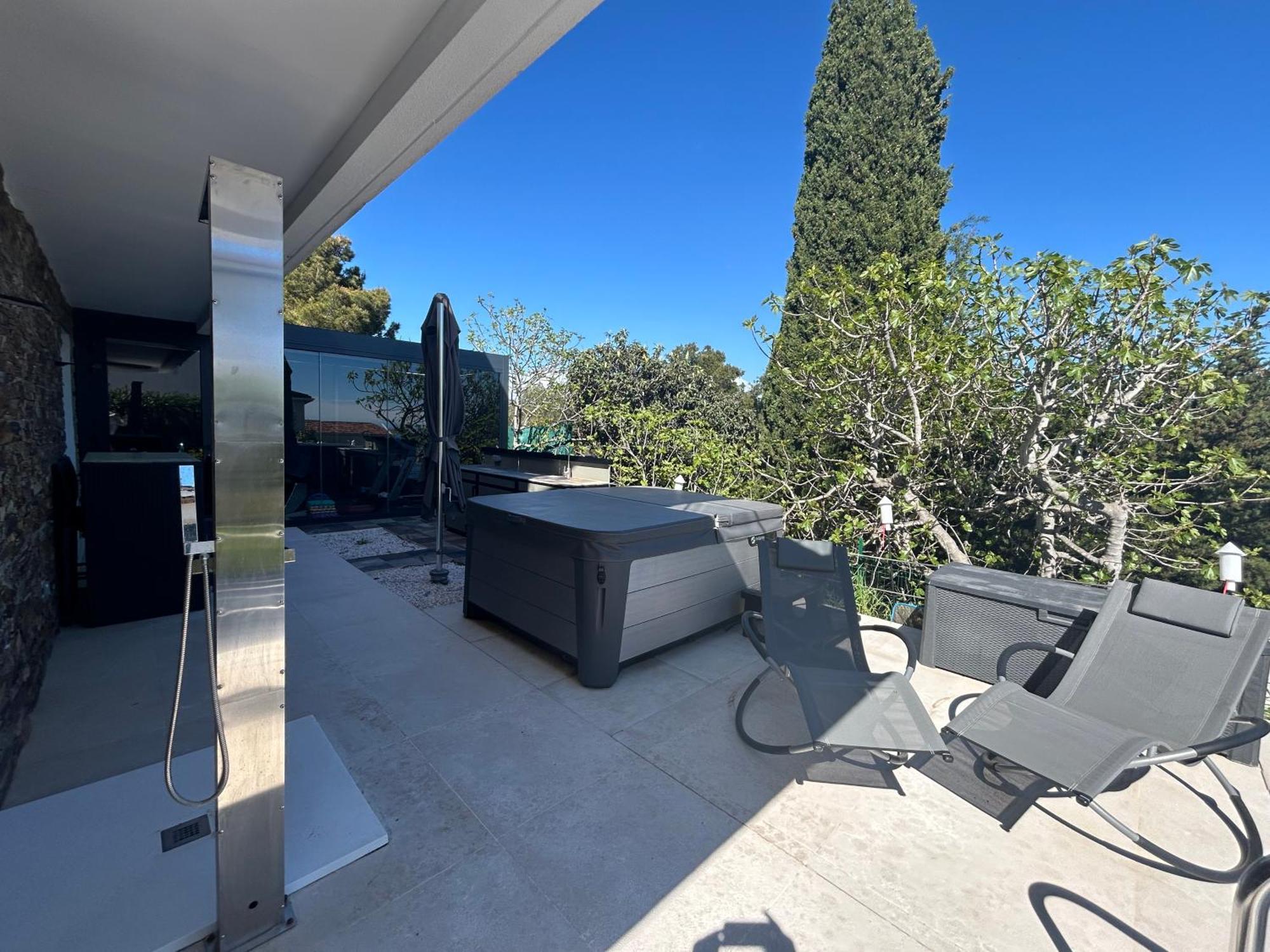 Cottage Marin Avec Vue Mer Nizza Kültér fotó